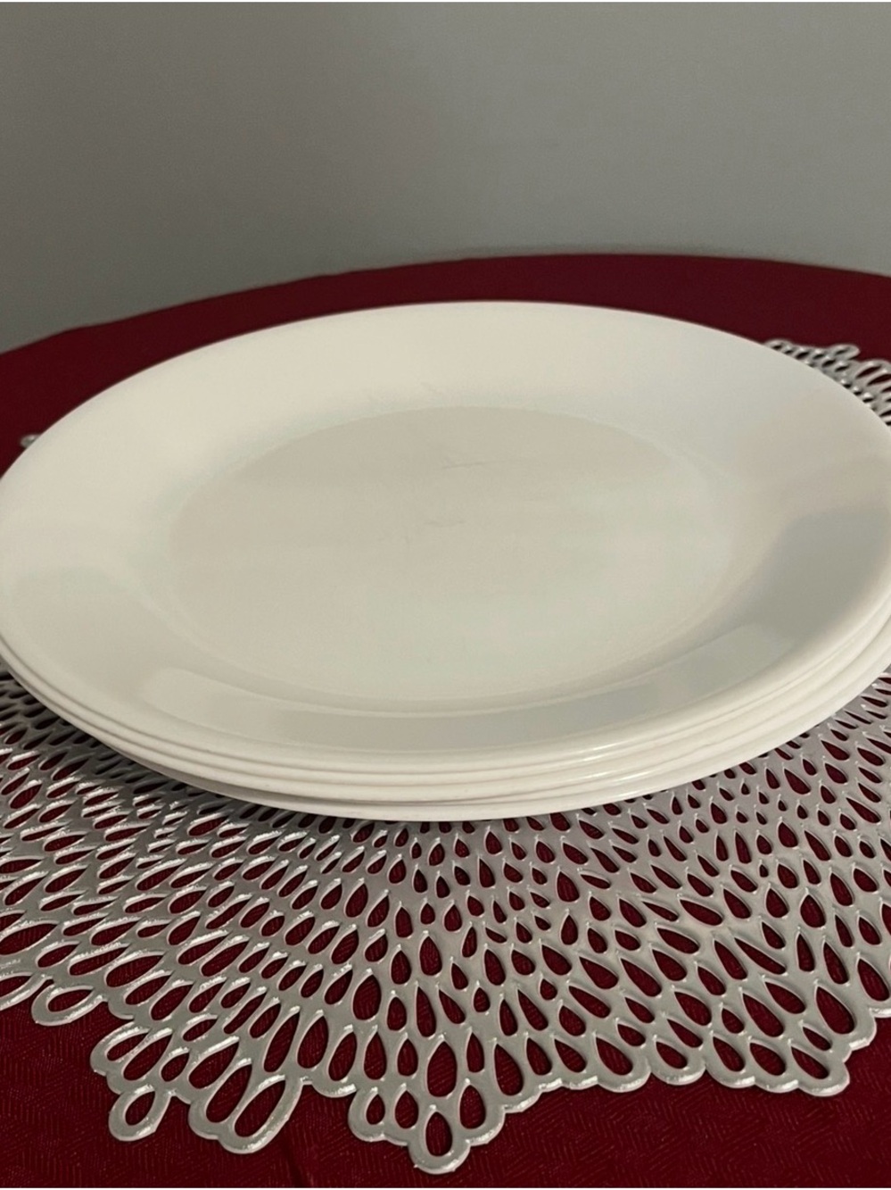 🌸 Vintage Corelle Dinner Plates, Set of 5, Mixed Lot